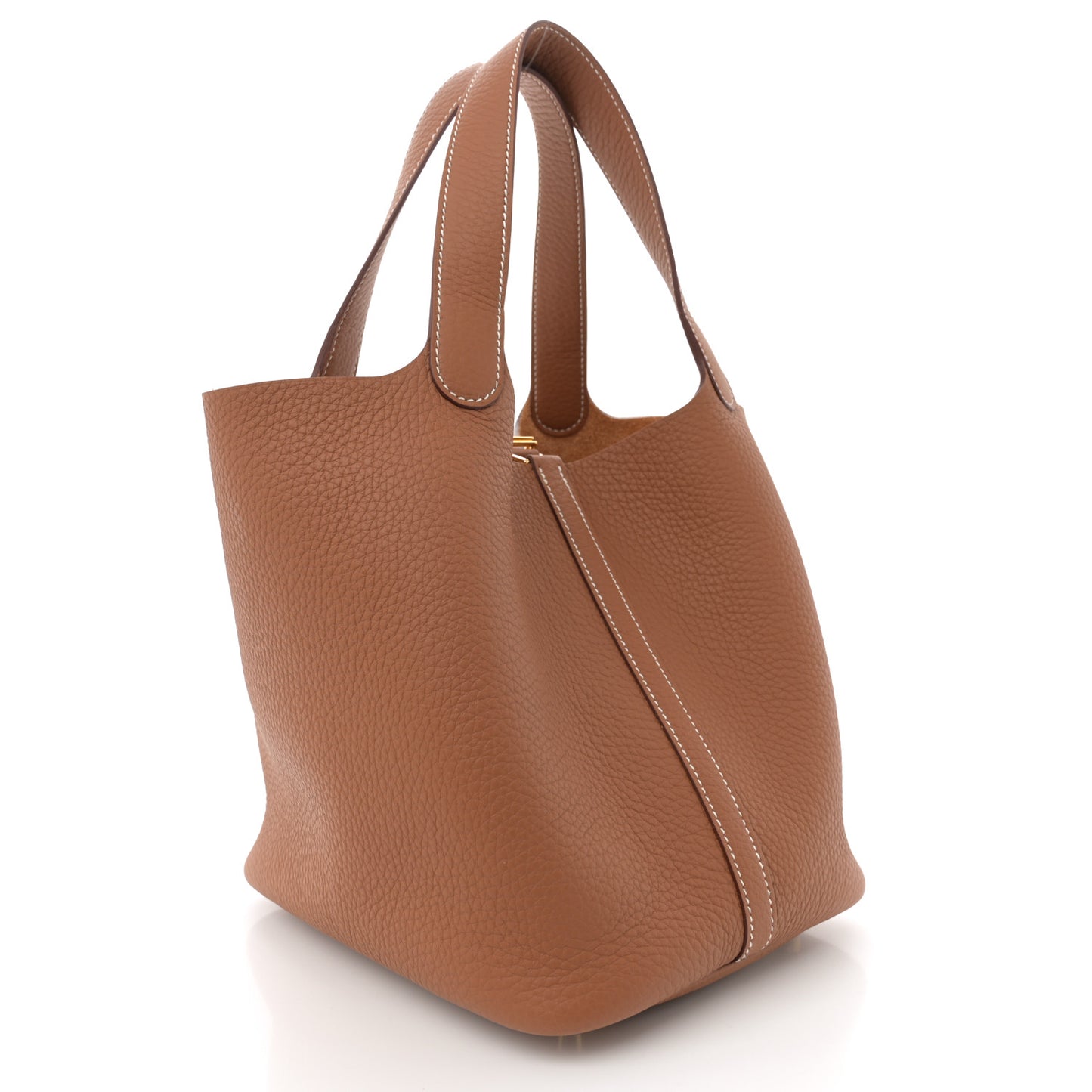 Taurillon Clemence Picotin Lock 22 MM Gold