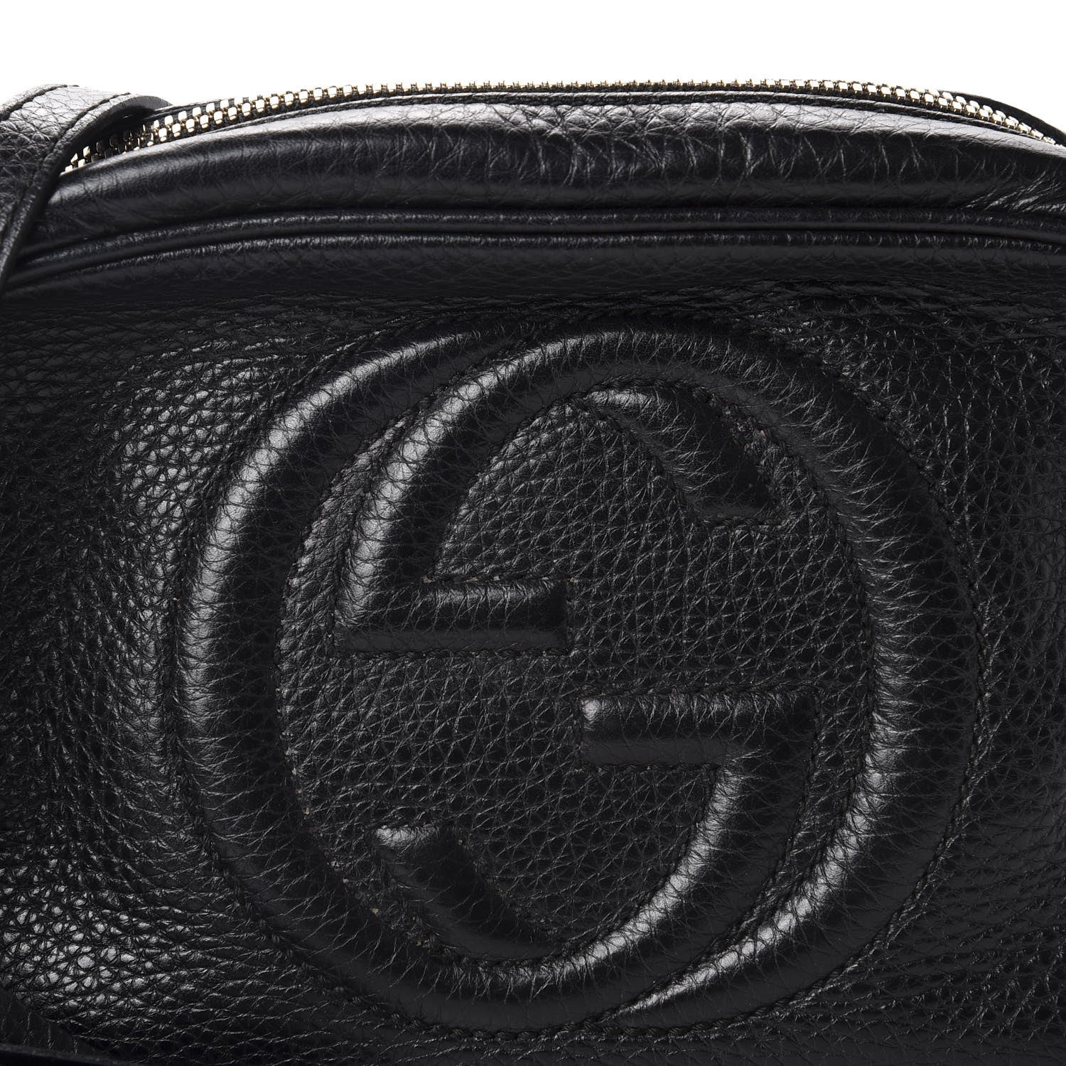 Gucci Pebbled Calfskin Small Soho Disco Bag Black 11 of 11