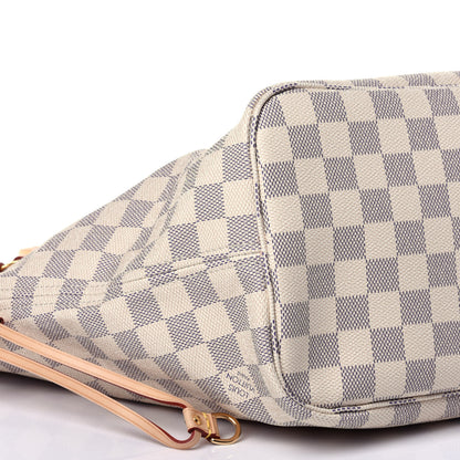 Louis Vuitton Damier Azur Neo Neverfull MM Rose Ballerine 8 of 12