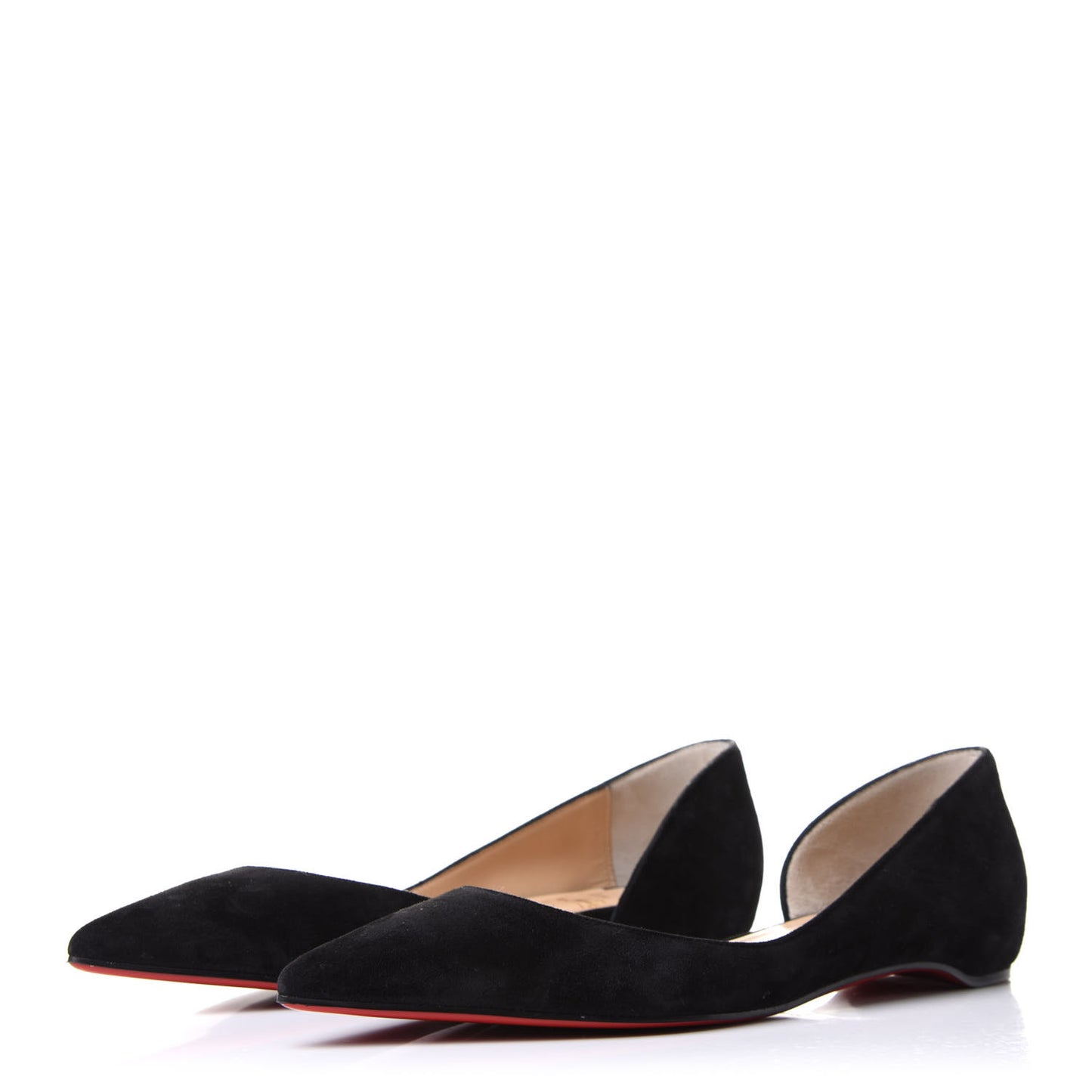 Veau Velours Iriza Flats 38 Black