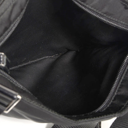 Prada Nylon Vela Flat Messenger Bag Black 5 of 9