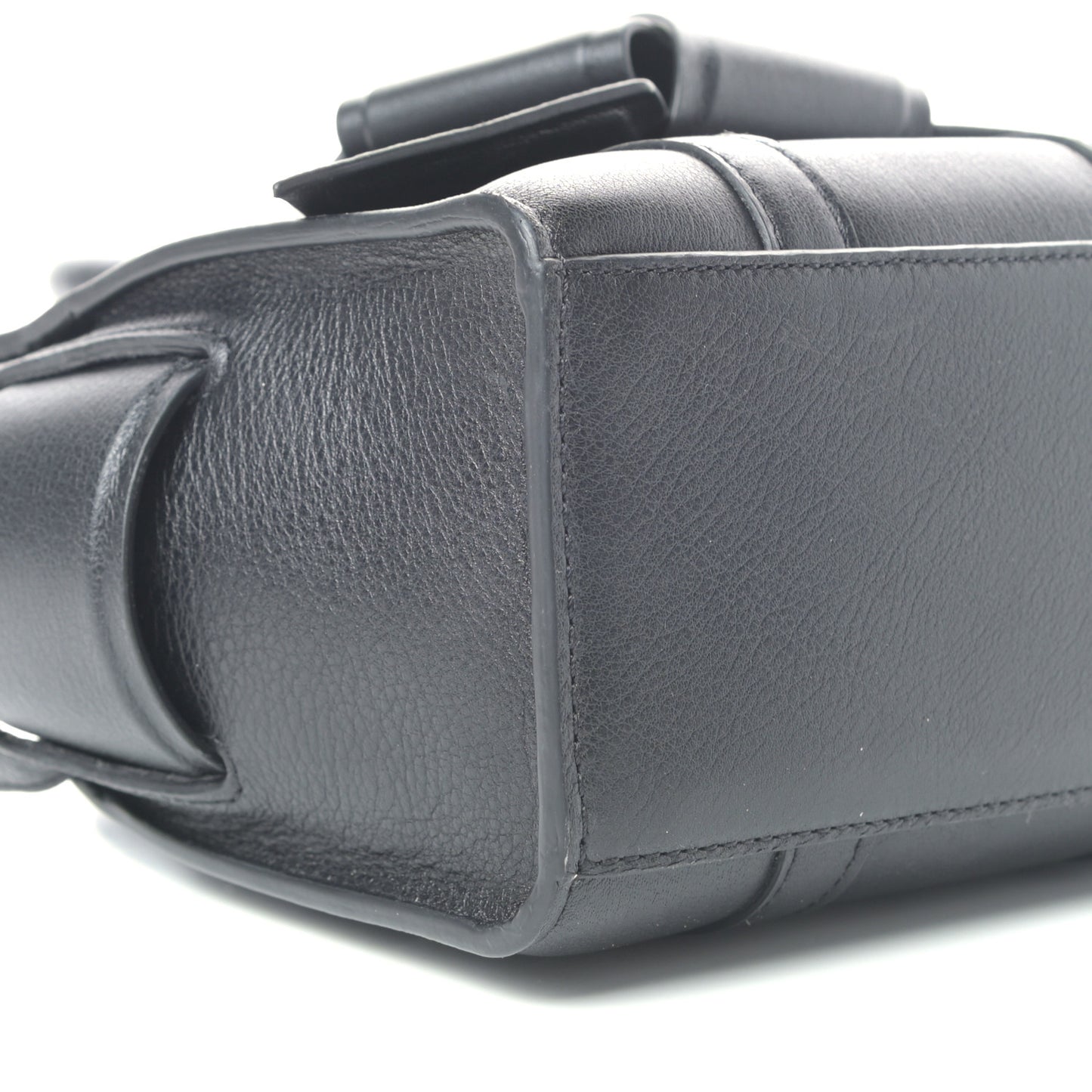 x ACNE STUDIOS Grained Calfskin Musubi Bayswater Satchel Black