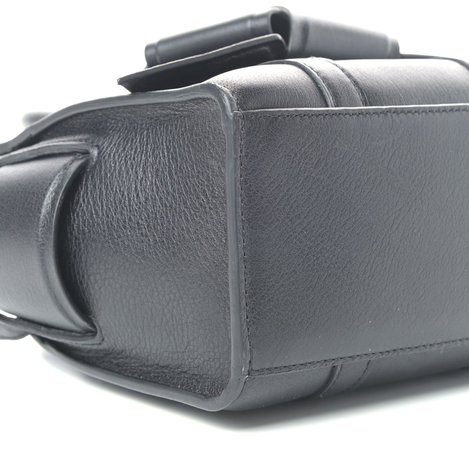 Mulberry x ACNE STUDIOS Grained Calfskin Musubi Bayswater Satchel Black 7 of 9