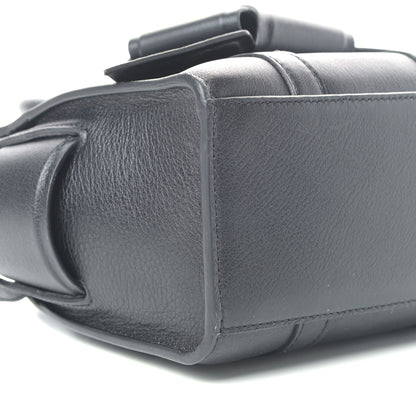 Mulberry x ACNE STUDIOS Grained Calfskin Musubi Bayswater Satchel Black 7 of 9