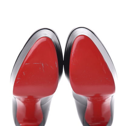Christian Louboutin Kid Bianca 120 Pumps 38 Black 6 of 8