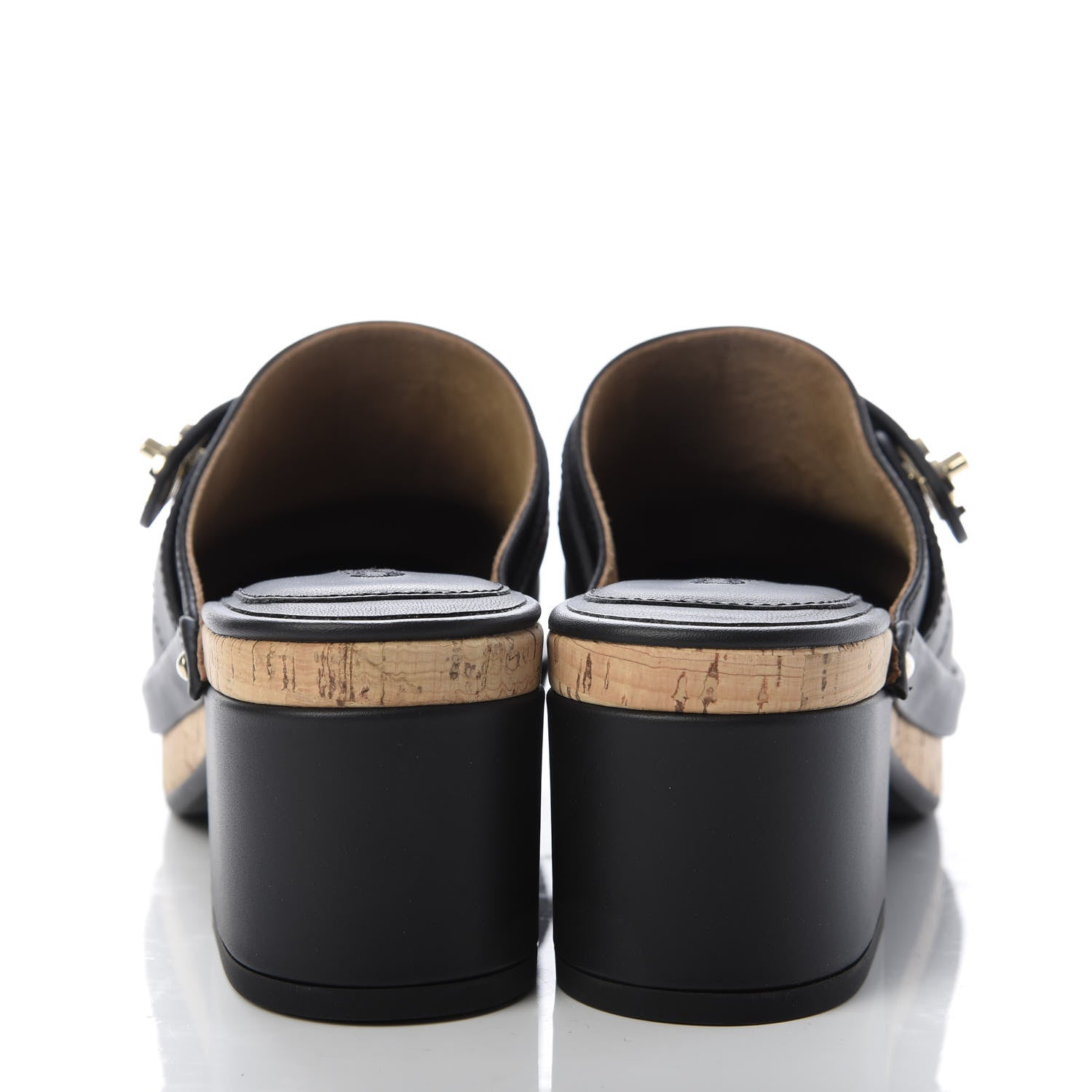 Chanel Calfskin CC Turn Lock Clogs 35 Black 12 of 18