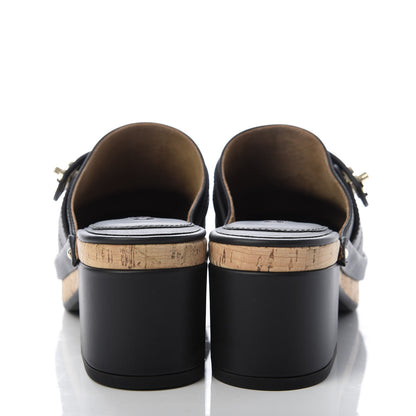 Chanel Calfskin CC Turn Lock Clogs 35 Black 12 of 18