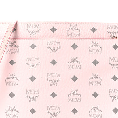 MCM Visetos Medium Crossbody Pouch Powder Pink 7 of 9