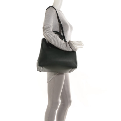 Christian Dior Supple Grained Calfskin Large Open Bar Tote Green 2 of 7