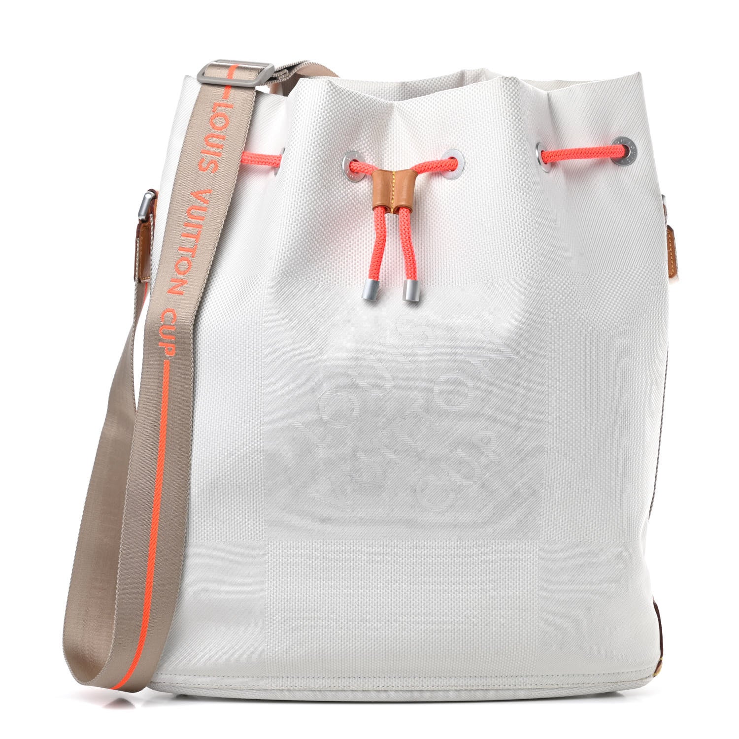Louis Vuitton Damier Geant Americas Cup Volunteer Bag White 1 of 15