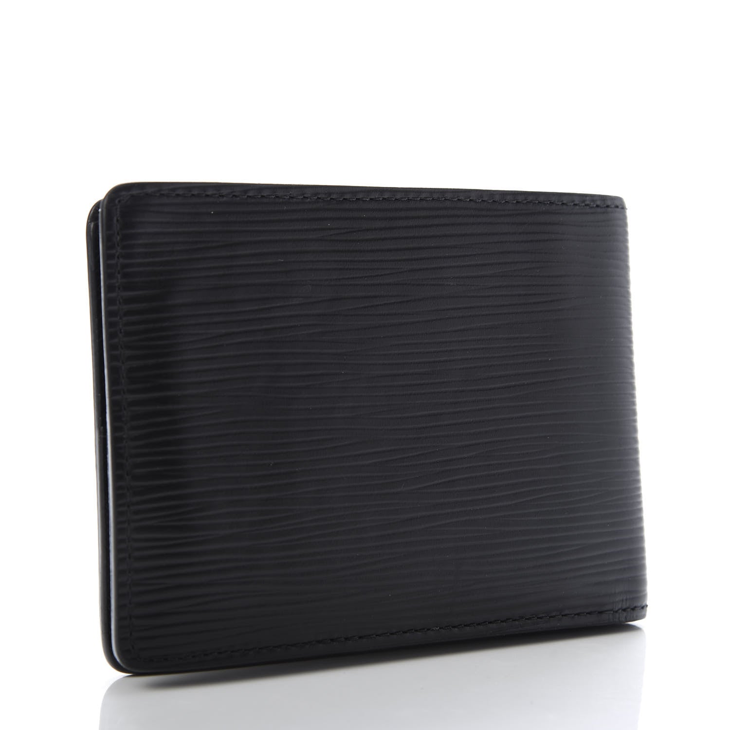 Louis Vuitton Epi Slender Wallet Black 3 of 7