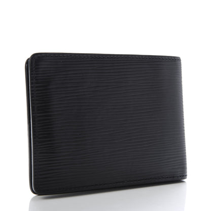 Louis Vuitton Epi Slender Wallet Black 3 of 7