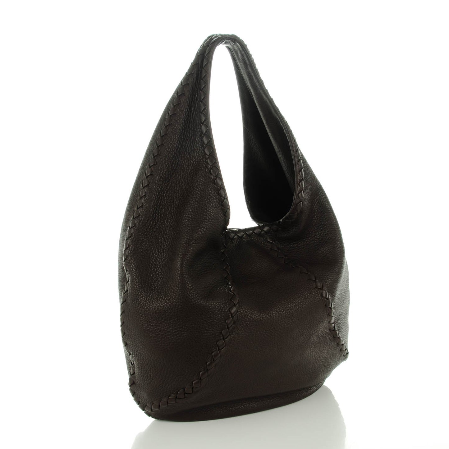 Cervo Deerskin Large Hobo Ebano