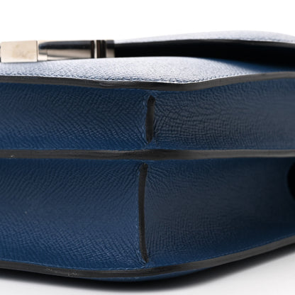Hermes Epsom Enamel Constance 24 Deep Blue 11 of 14
