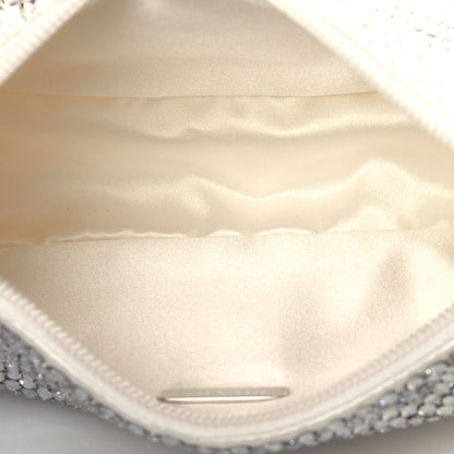 Prada Satin Crystal Mini Re-Edition 2000 Bag White 4 of 4