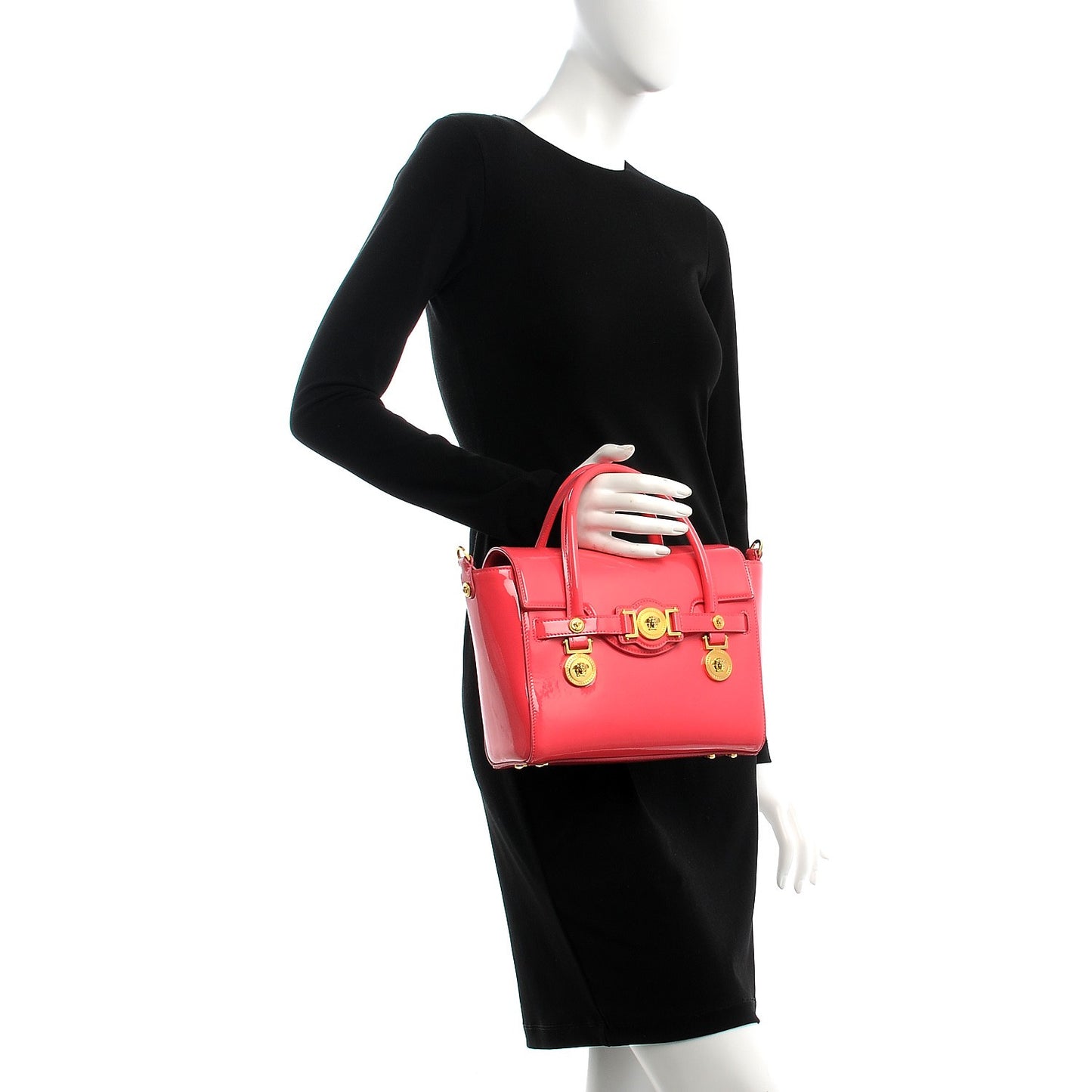 Patent Small Signature Bag Pink