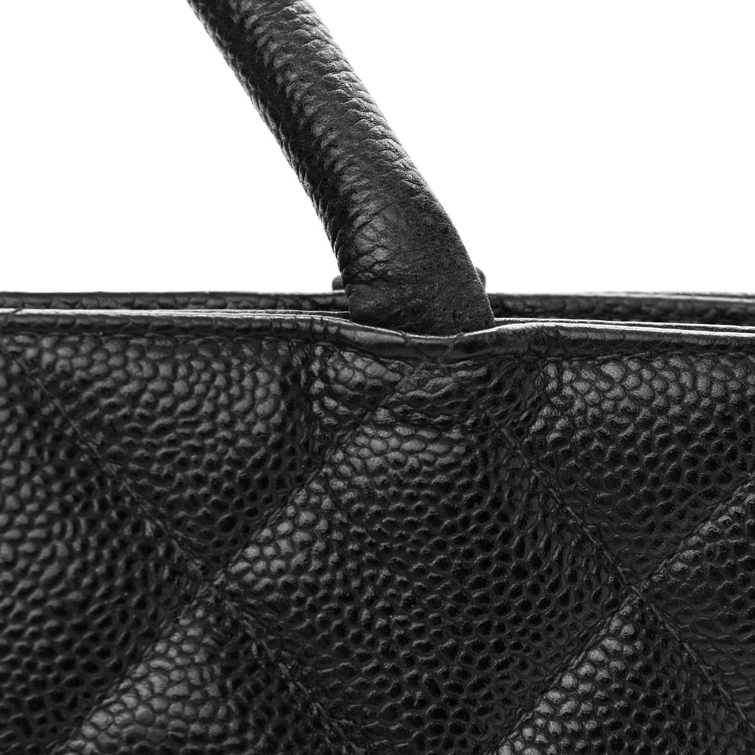 Chanel Caviar Quilted Medallion Tote Black 12 of 14