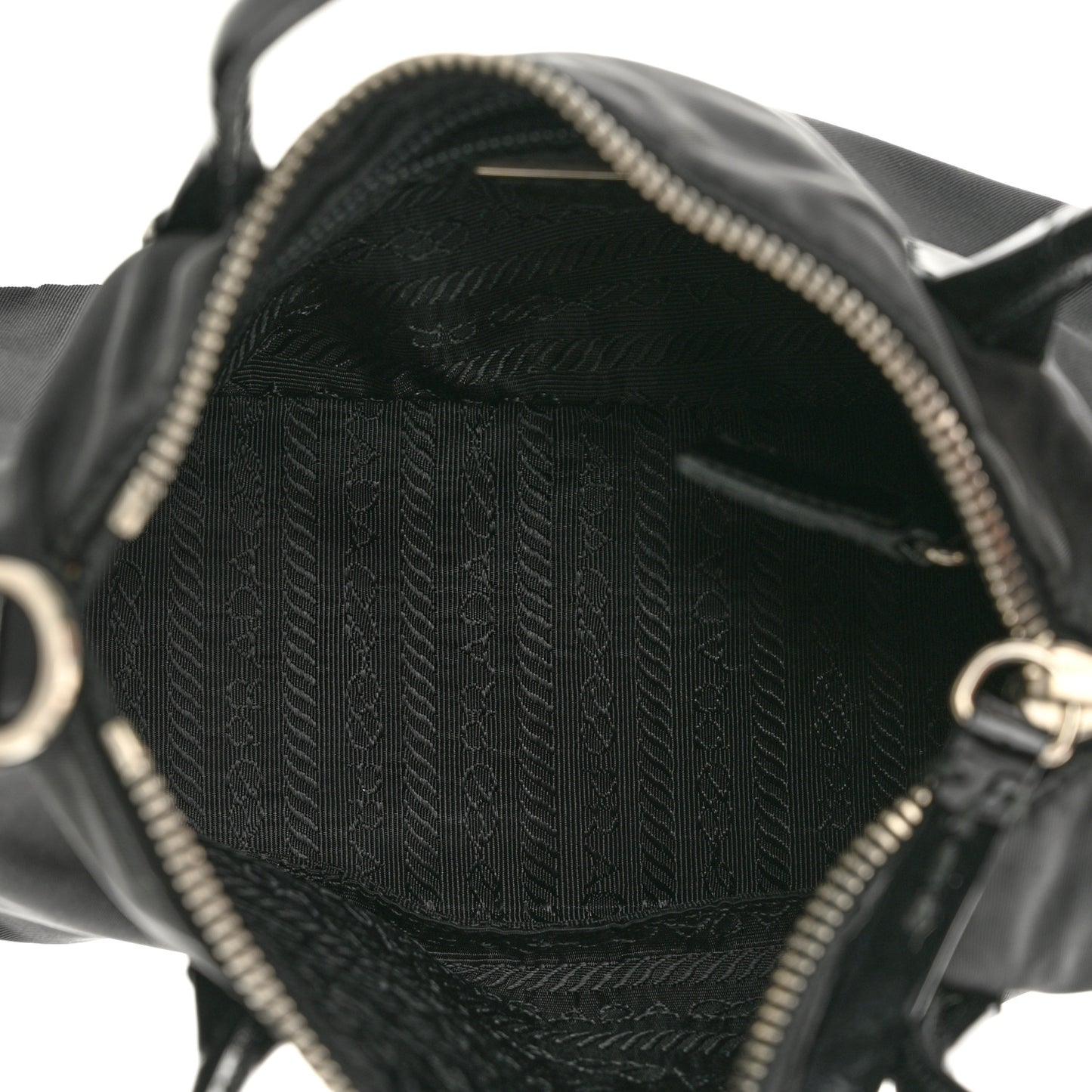 Nylon Spazzolato Bag Black