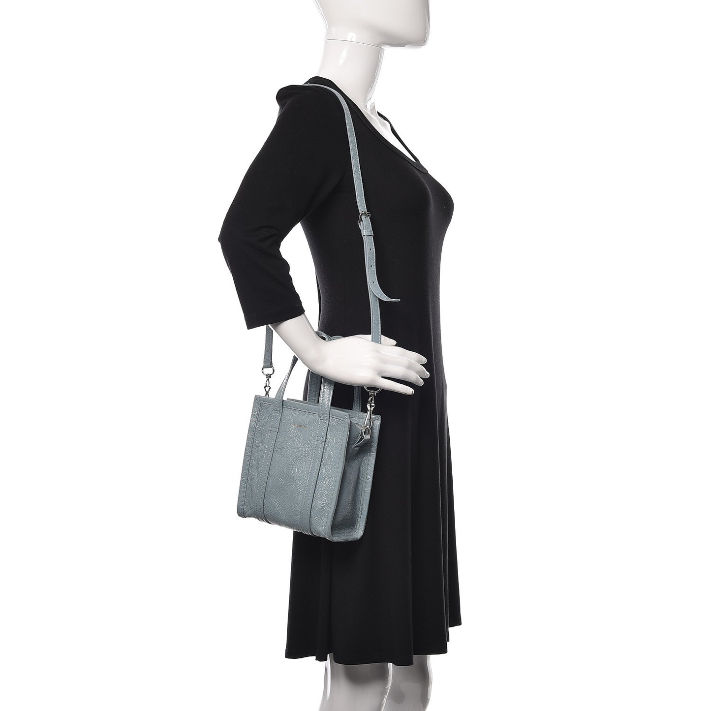 Agneau Arena XXS Bazar Shopper Tote Bleu Gris
