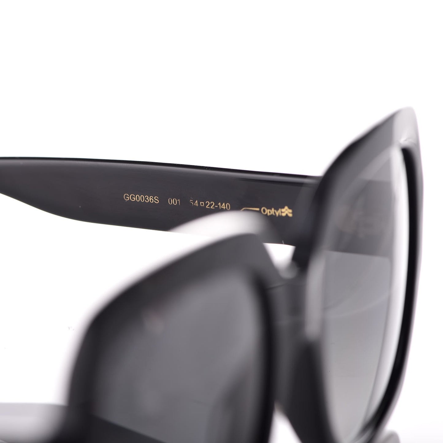Oversize Square GG 0036S Sunglasses Black