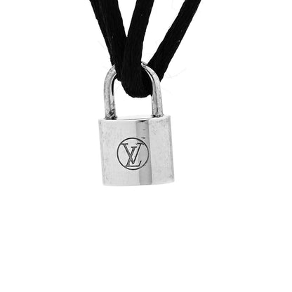 Louis Vuitton X UNICEF Sterling Silver Lockit Bracelet Black 3 of 5