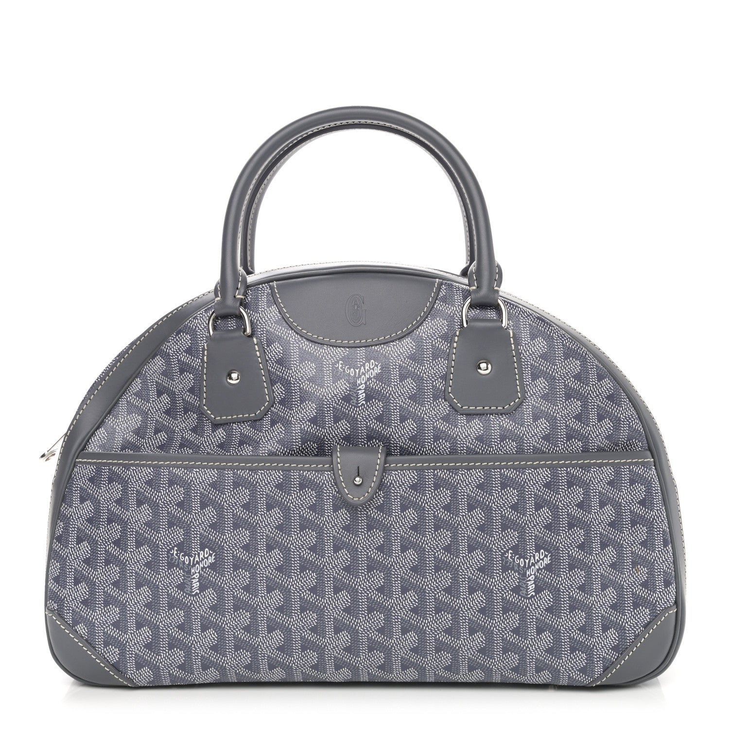 Goyard Goyardine Saint Jeanne MM Bowler Grey 1 of 7