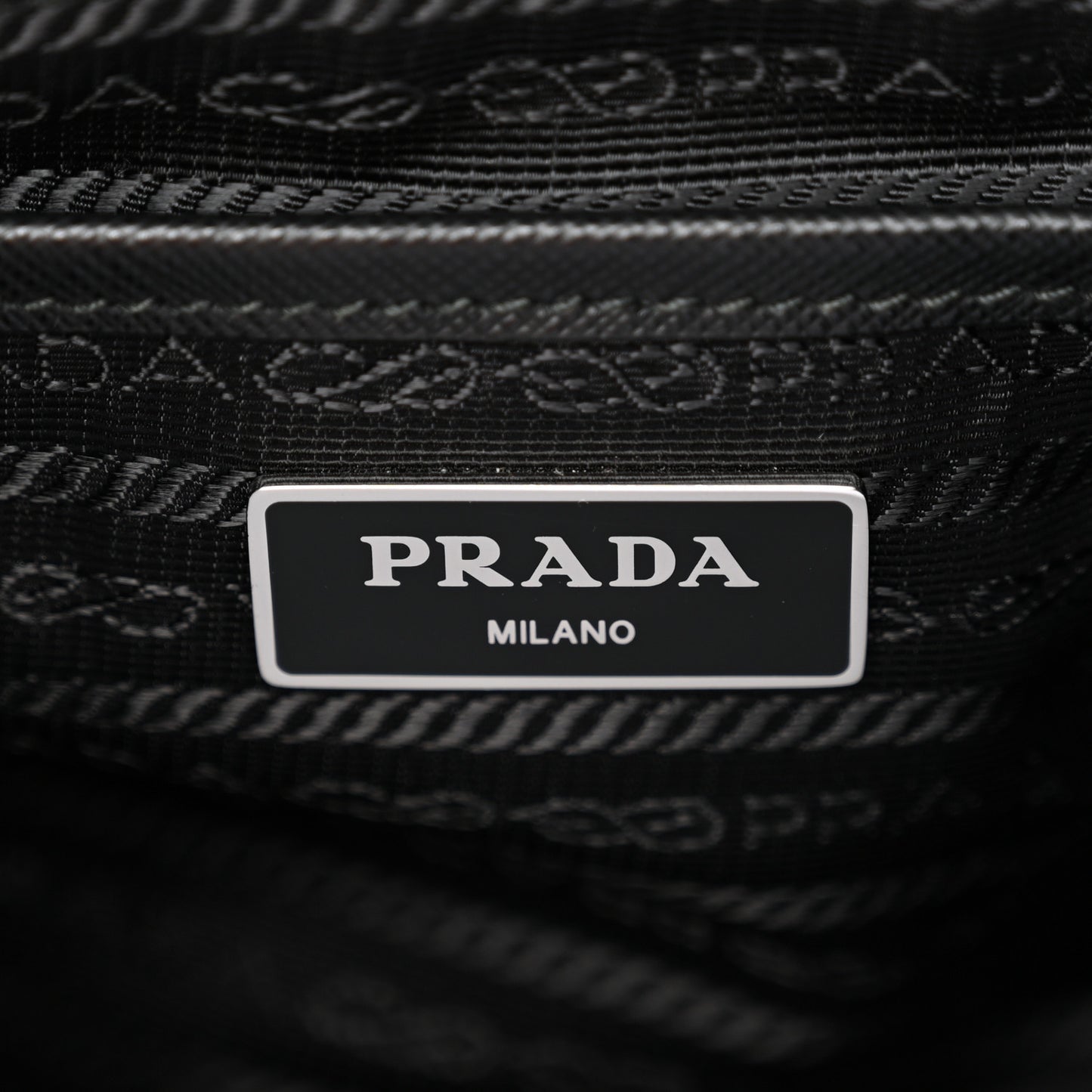Nylon New Vela Studded Backpack Black