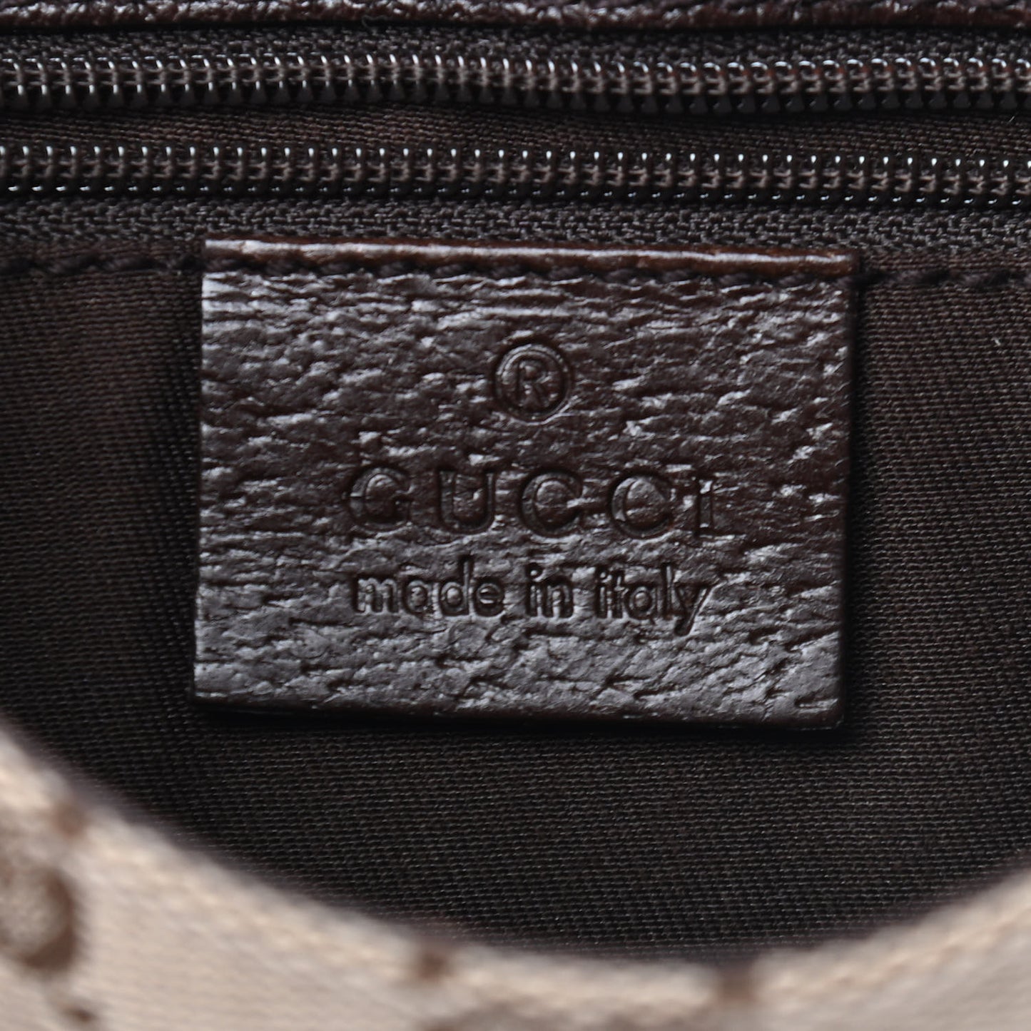 Monogram Waist Pouch Bag Dark Brown