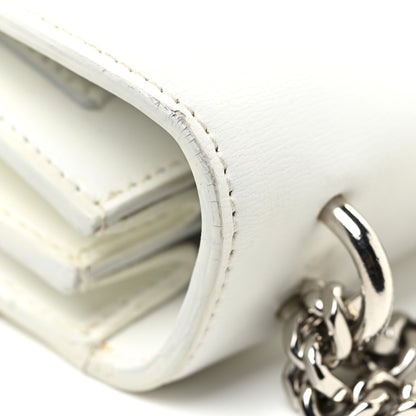 Saint Laurent Calfskin Medium Monogram Sunset White 29 of 29