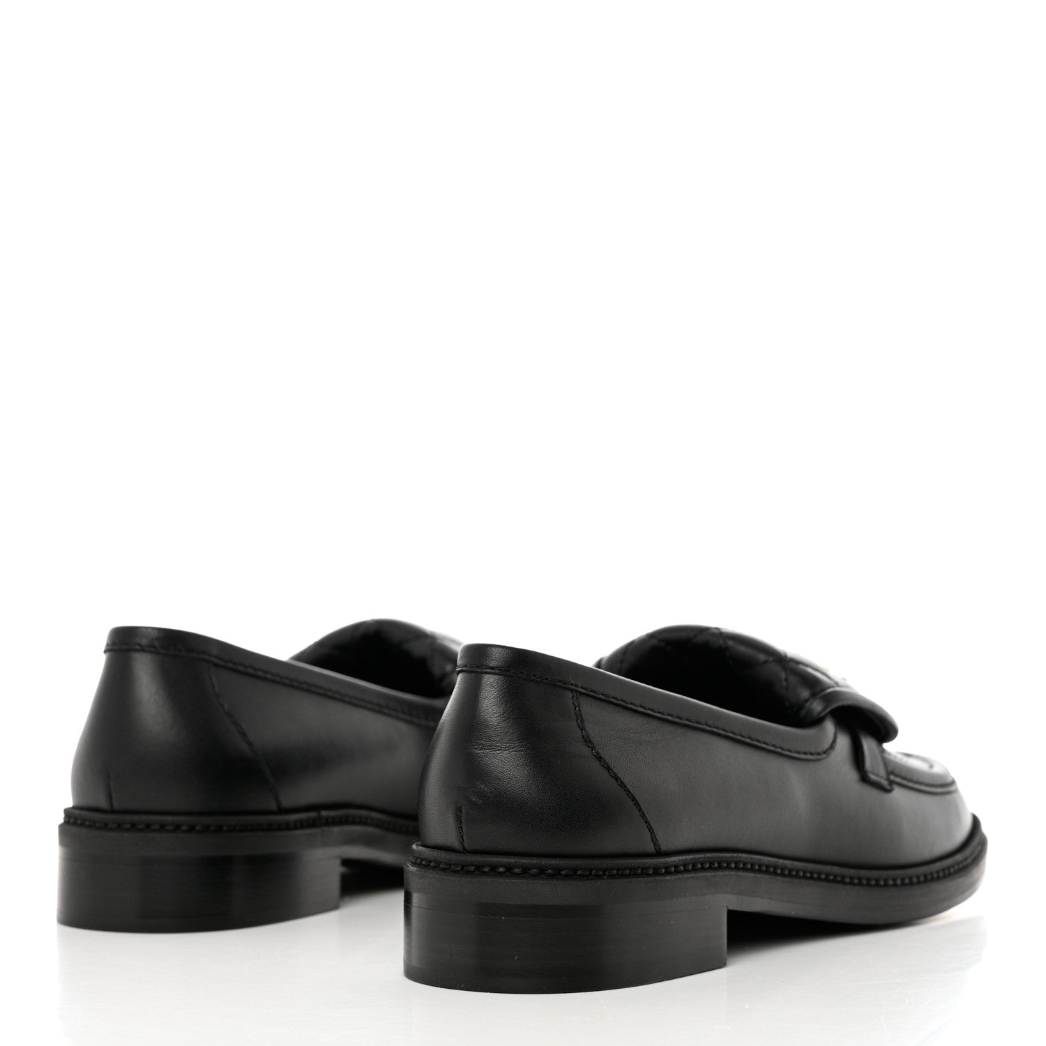 Chanel Lambskin Quilted CC Turnlock Loafers 41 Black 4 of 10