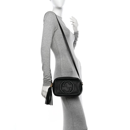 Gucci Pebbled Calfskin Small Soho Disco Bag Black 2 of 10
