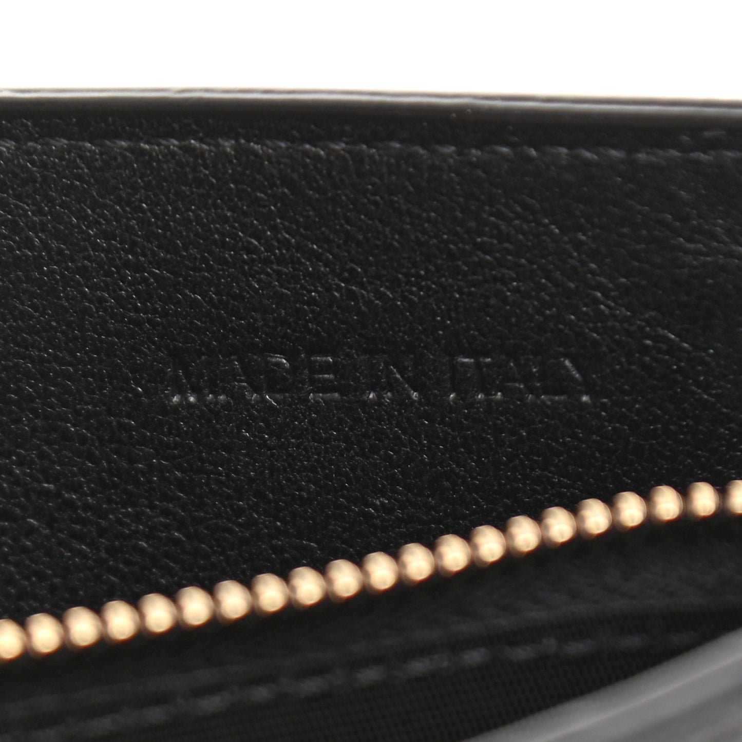 Calfskin Rockstud Phone Case With Chain Black