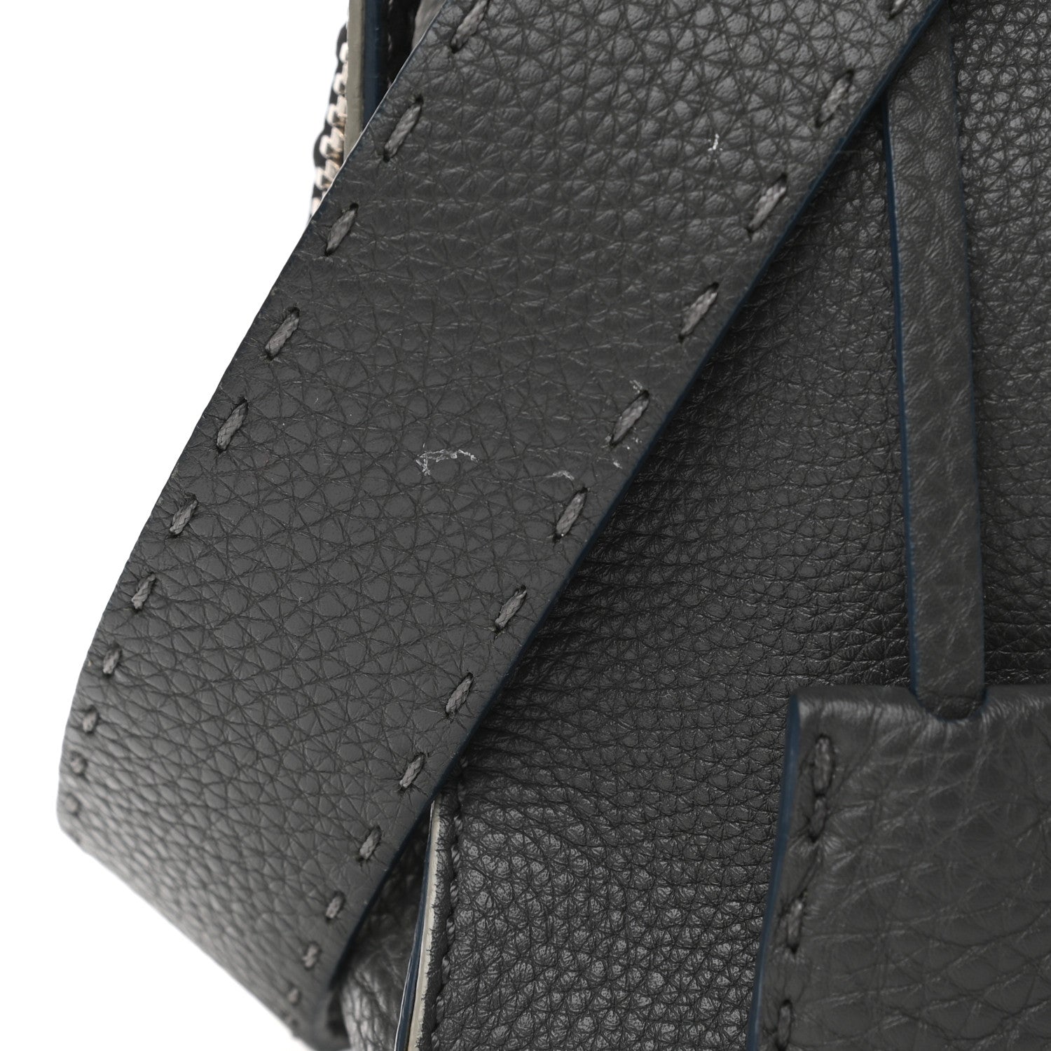 Fendi Cuoio Romano Selleria Lei Boston Tote Asfalto 6 of 11
