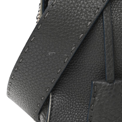 Fendi Cuoio Romano Selleria Lei Boston Tote Asfalto 6 of 11