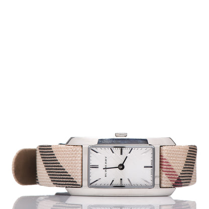 Burberry Stainless Steel Calfskin 20mm Heritage Nova Check Quartz Watch BU9503 3 of 6