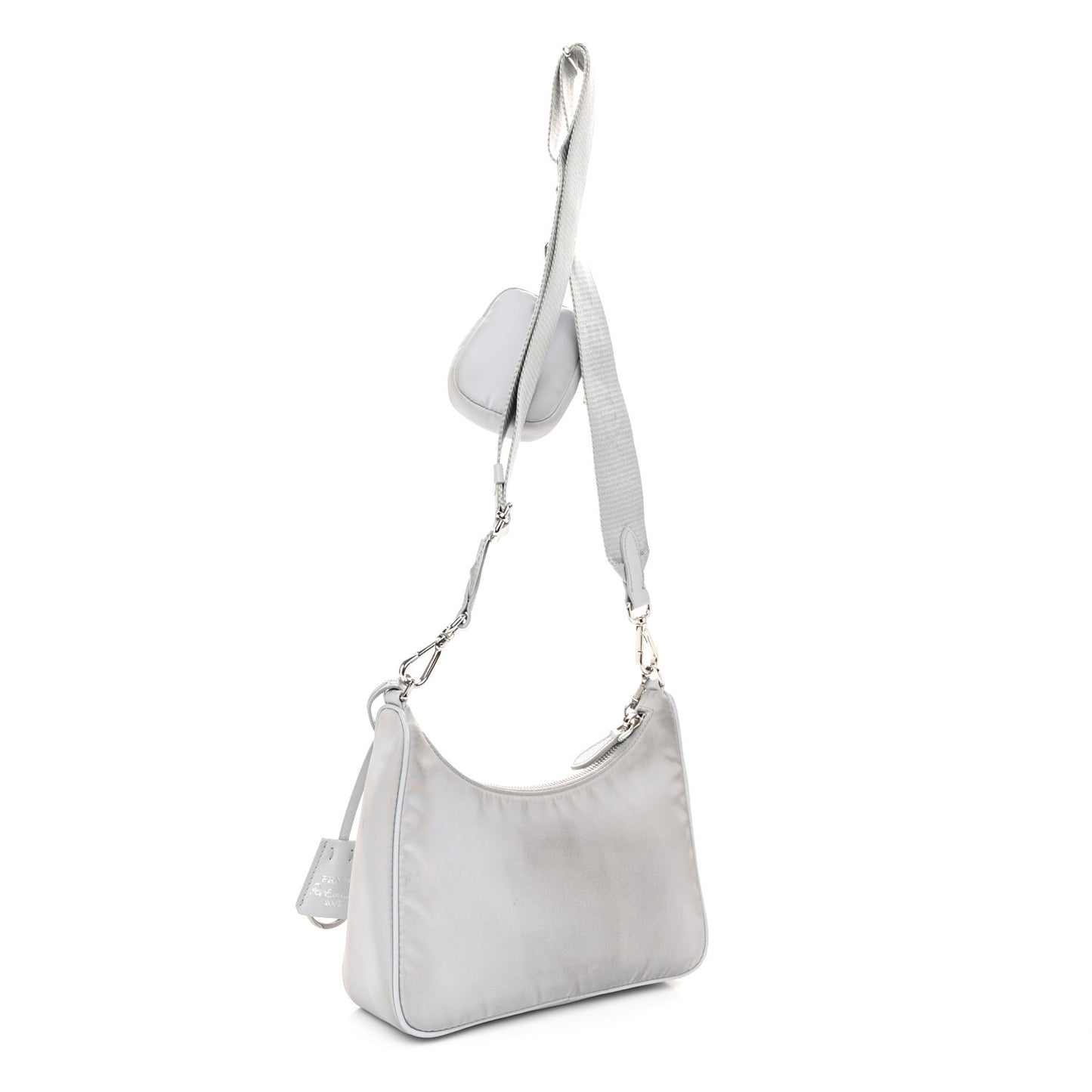 Re-Nylon Saffiano Re-Edition 2005 Shoulder Bag Fiordaliso