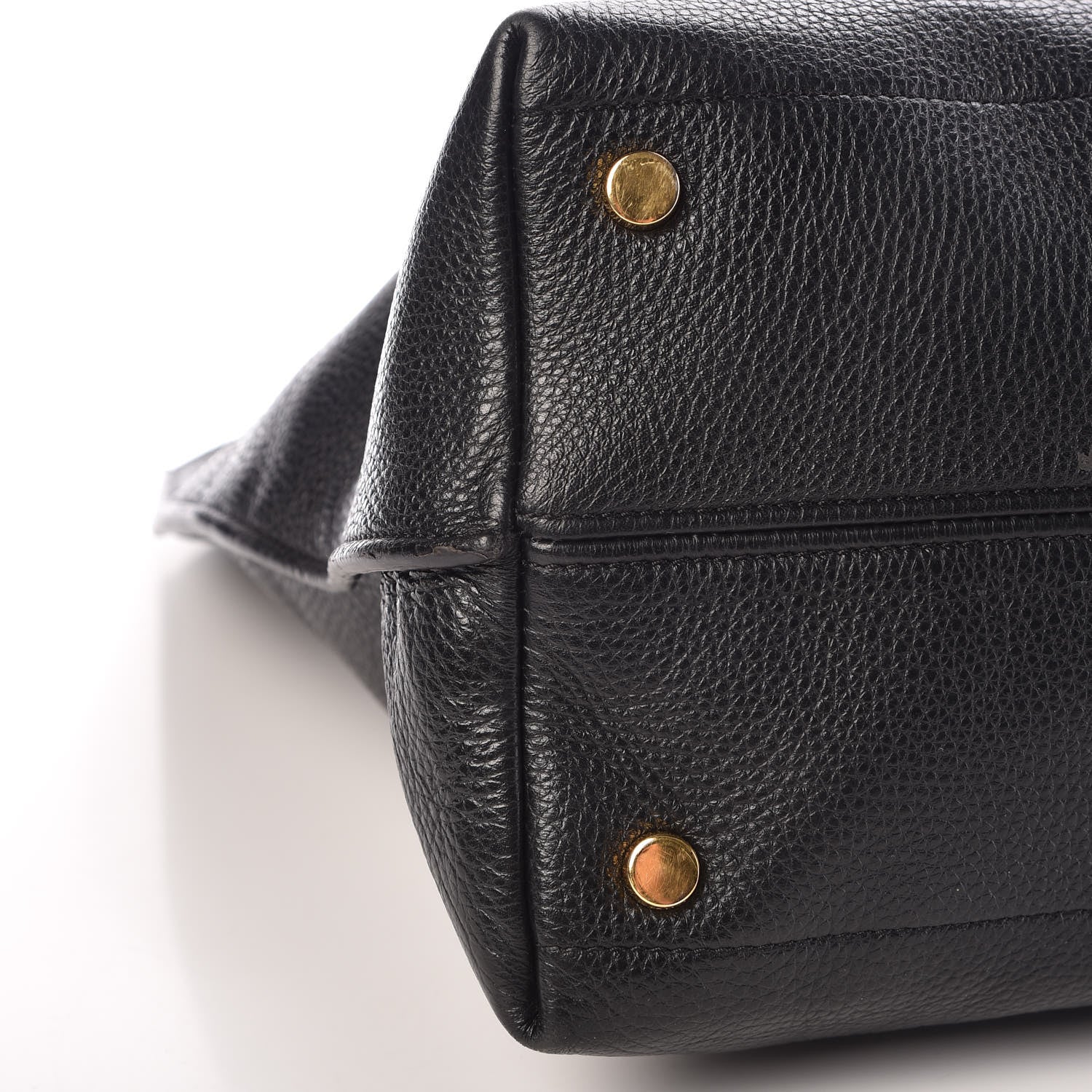 Tom Ford Calfskin Large Alix Padlock Zip Shoulder Bag Black 15 of 18