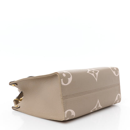 Louis Vuitton Empreinte Monogram Giant Onthego PM Tourterelle Creme 4 of 11