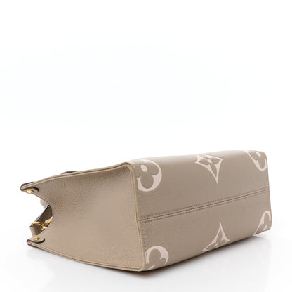 Louis Vuitton Empreinte Monogram Giant Onthego PM Tourterelle Creme 4 of 11
