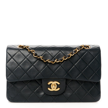 Chanel Lambskin Quilted Small Double Flap Black 1 of 14