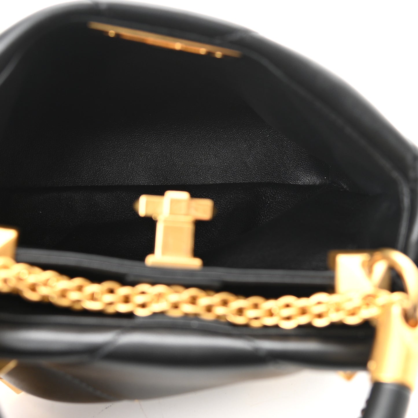 Nappa Small Roman Stud The Handle Bag Black