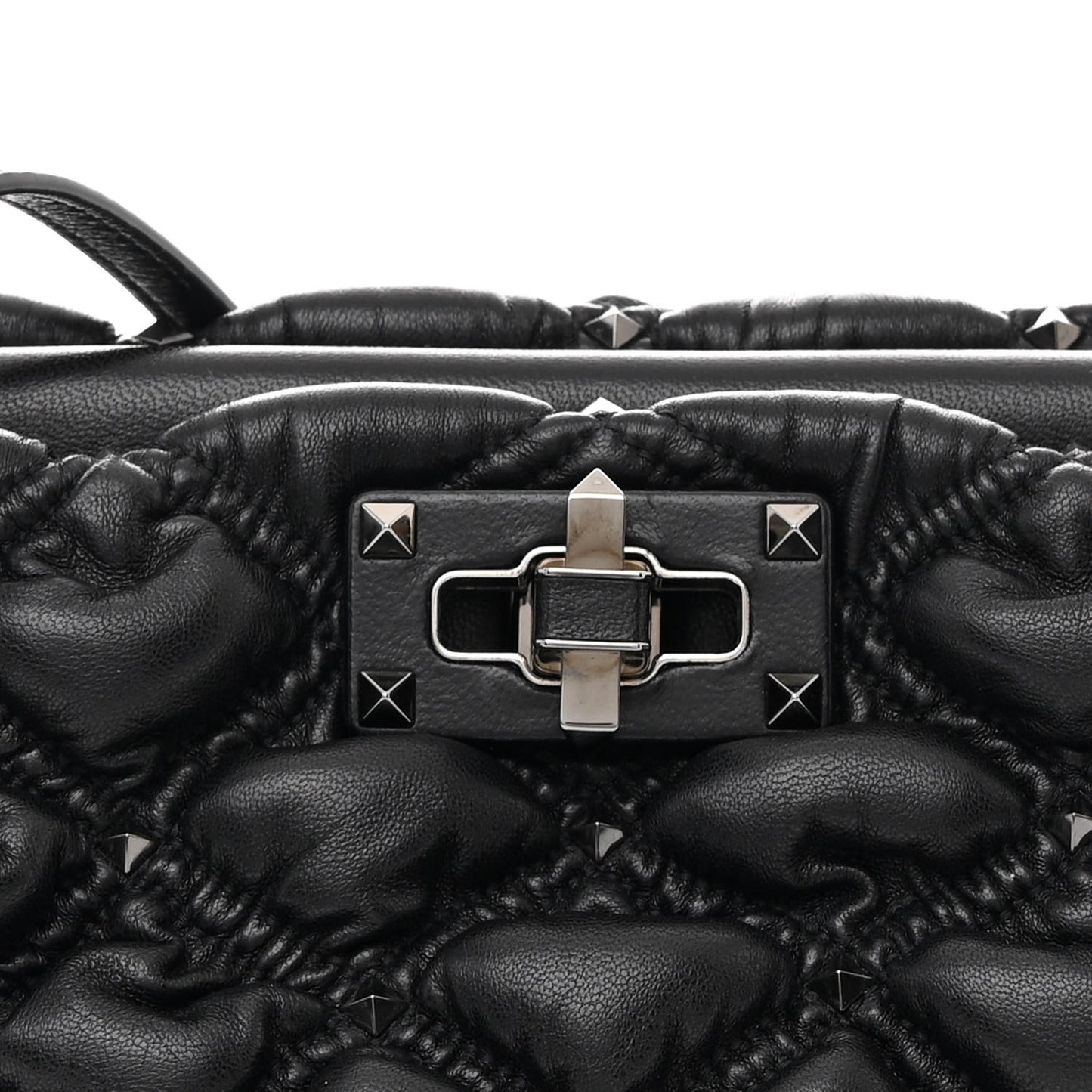 Nappa Spikeme Clutch Black