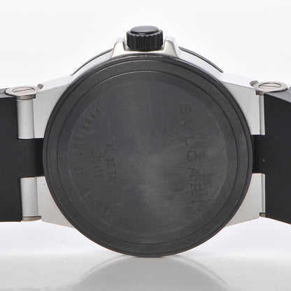 Bulgari Aluminum Rubber 32mm Diagono Quartz Watch 5 of 7