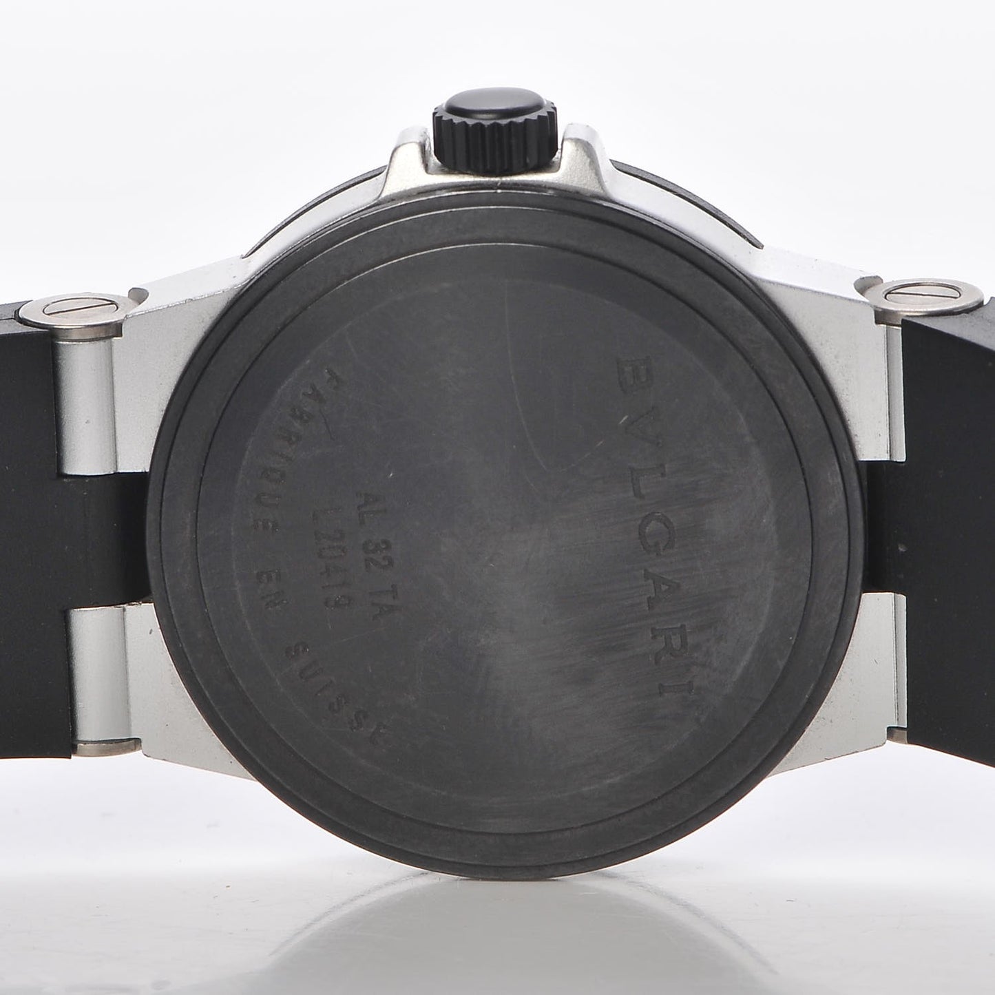 Aluminum Rubber 32mm Diagono Quartz Watch