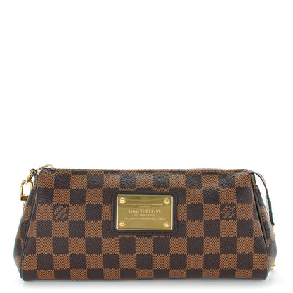 Louis Vuitton Damier Ebene Eva Clutch 1 of 7