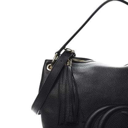 Gucci Pebbled Calfskin Large Soho Hobo Black 11 of 12