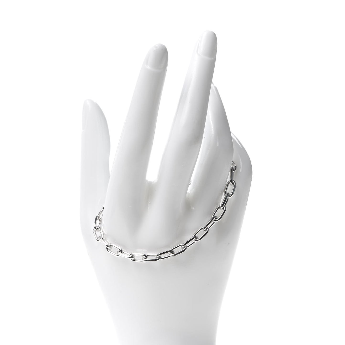 18K White Gold Spartacus Chain Bracelet