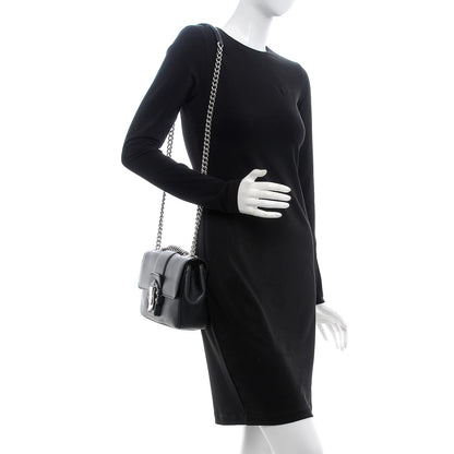 Dolce & Gabbana Calfskin Lucia Chain Shoulder Bag Black 2 of 7