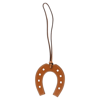 Hermes Swift Paddock Horseshoe Bag Charm Natural Sable 1 of 4