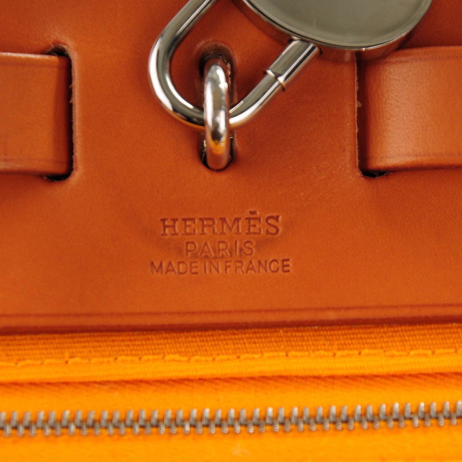 Hermes Toile Vache Hunter Herbag Zip 31 PM Jaune d'Or 6 of 9